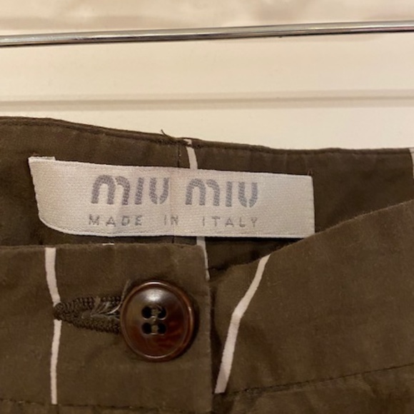 Miu Miu summer trousers giraffe print size 40 - Picture 5 of 7